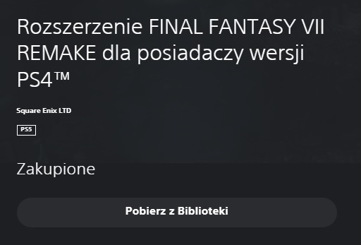 Final Fantasy VII Remake z PS Plus z bezpłatną aktualizacją z PS4 do PS5. Oferta Square Enix jest już dostępna