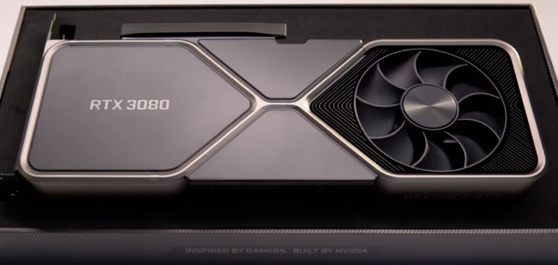 NVIDIA GeForce RTX 3080 zaprezentowany. Unboxing pozwala spojrzeć na potężny GPU
