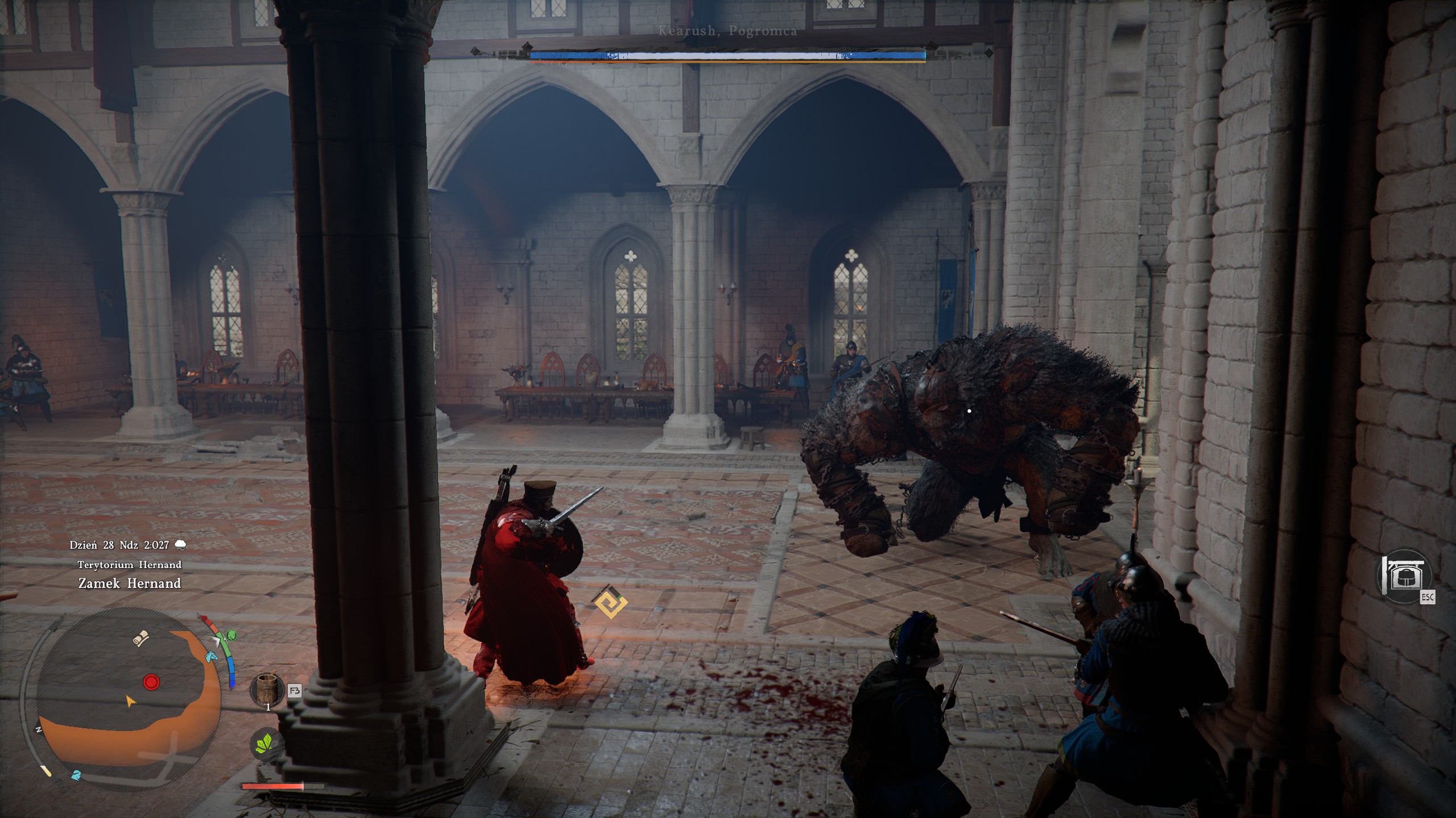 Crimson Desert - Nieproszeni goście, delegacja demenissańska: Damiane, oswojenie klaczy, bankiet