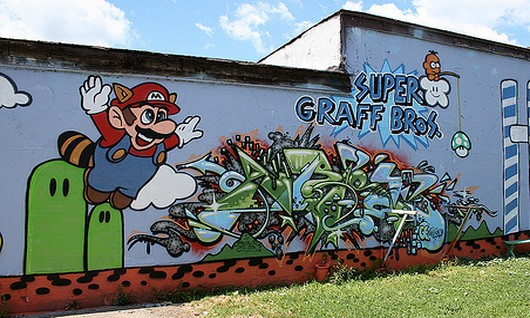 Graffiti na ulicach amerykańskich miast