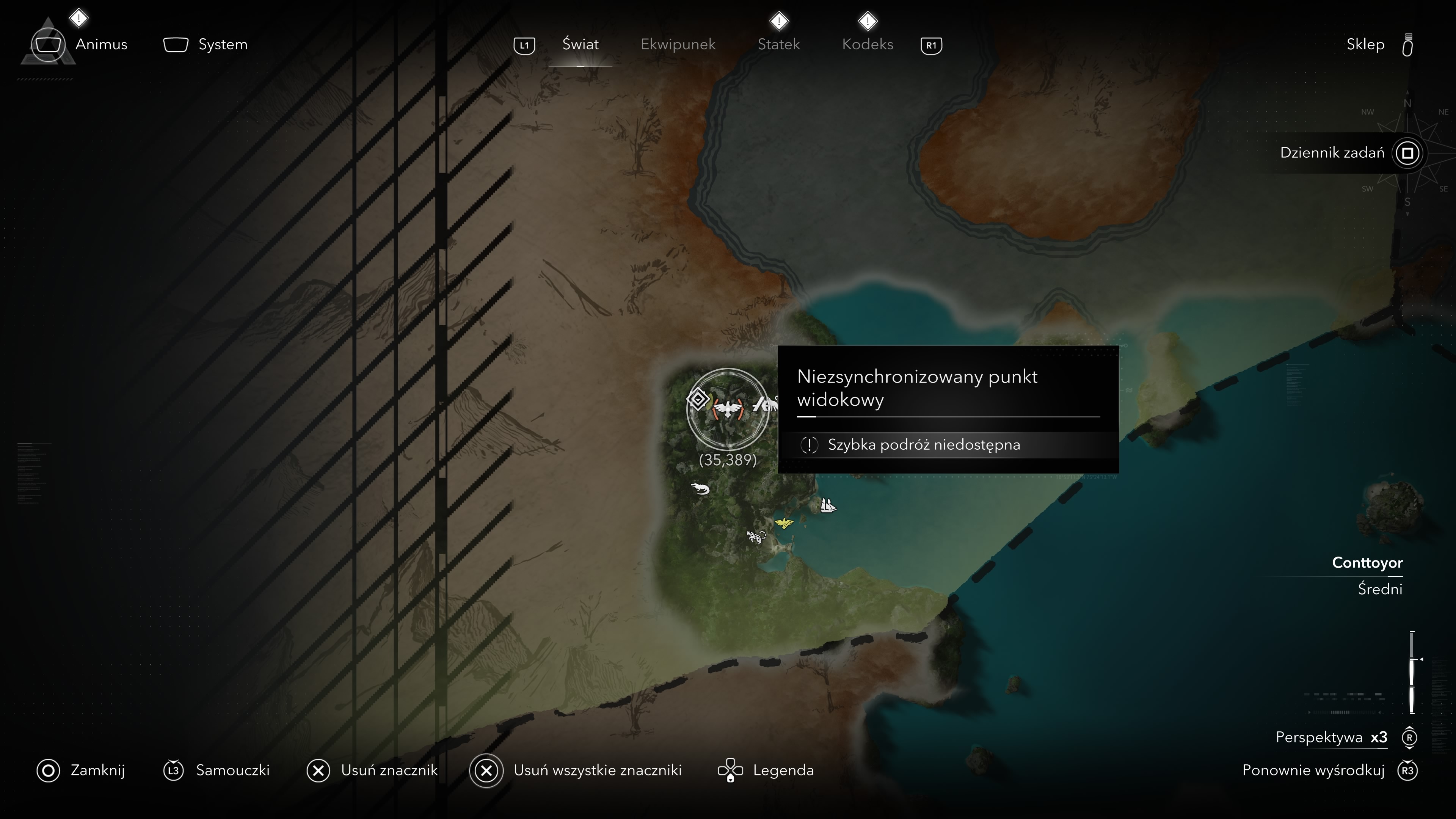 Assassin's Creed Black Flag Resynced - Wieże synchronizacyjne, punkty widokowe na Tulum