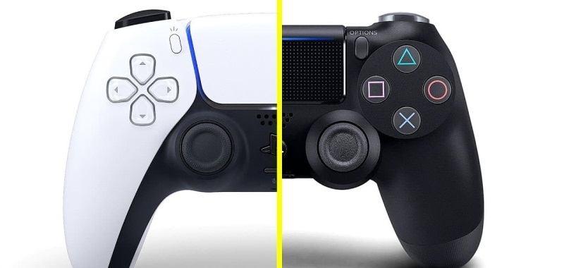 PS5 i PS4 na zestawieniu padów. DualSense i DualShock 4 na ciekawym materiale