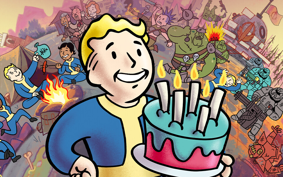 Fallout 76 este disponibil gratuit.  Bethesda își sărbătorește ziua de naștere și te invită pe servere
