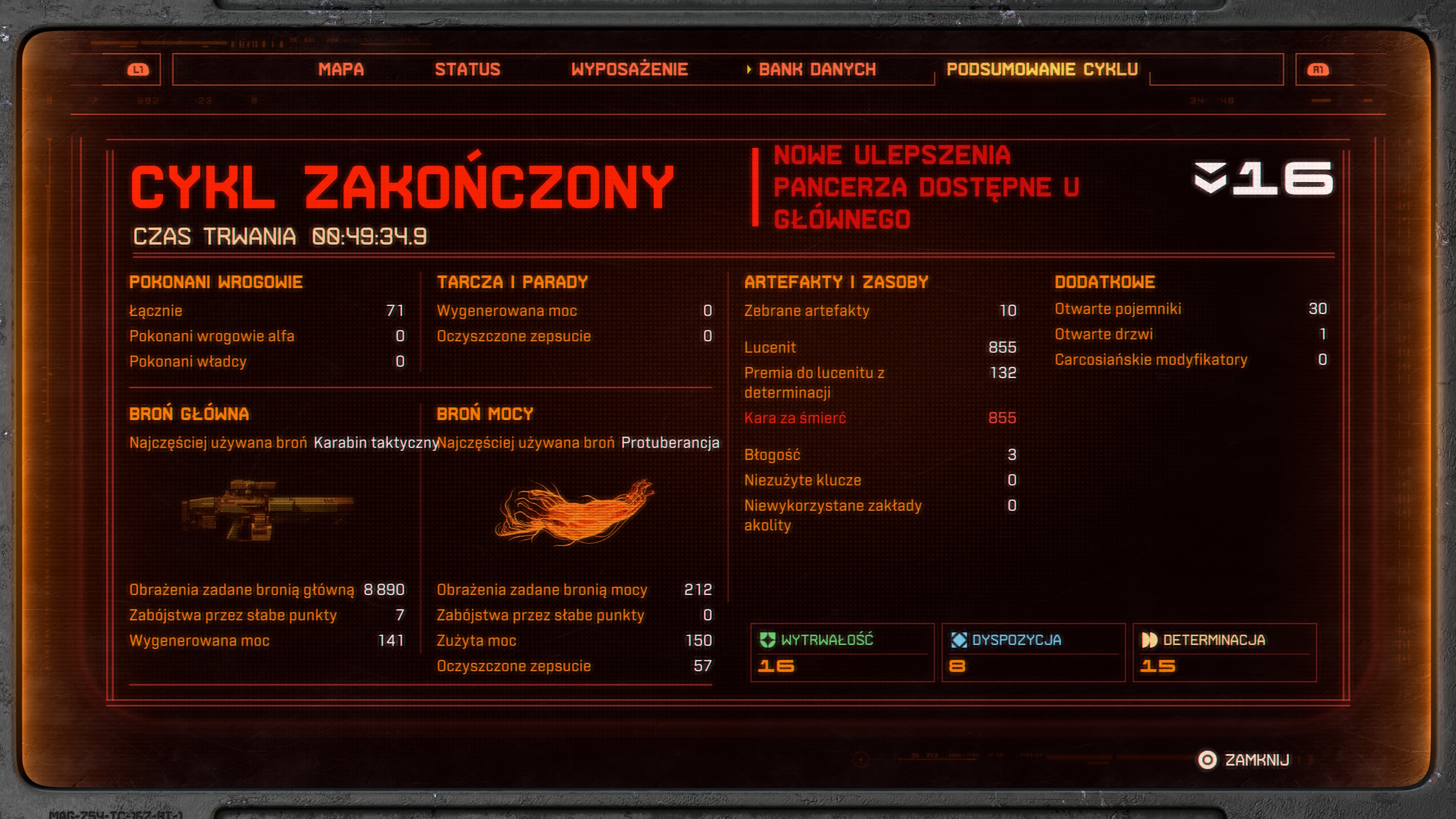 Saros - Śmierć, strata lucenitu: jak zabrać 100% zasobu do Przejścia?