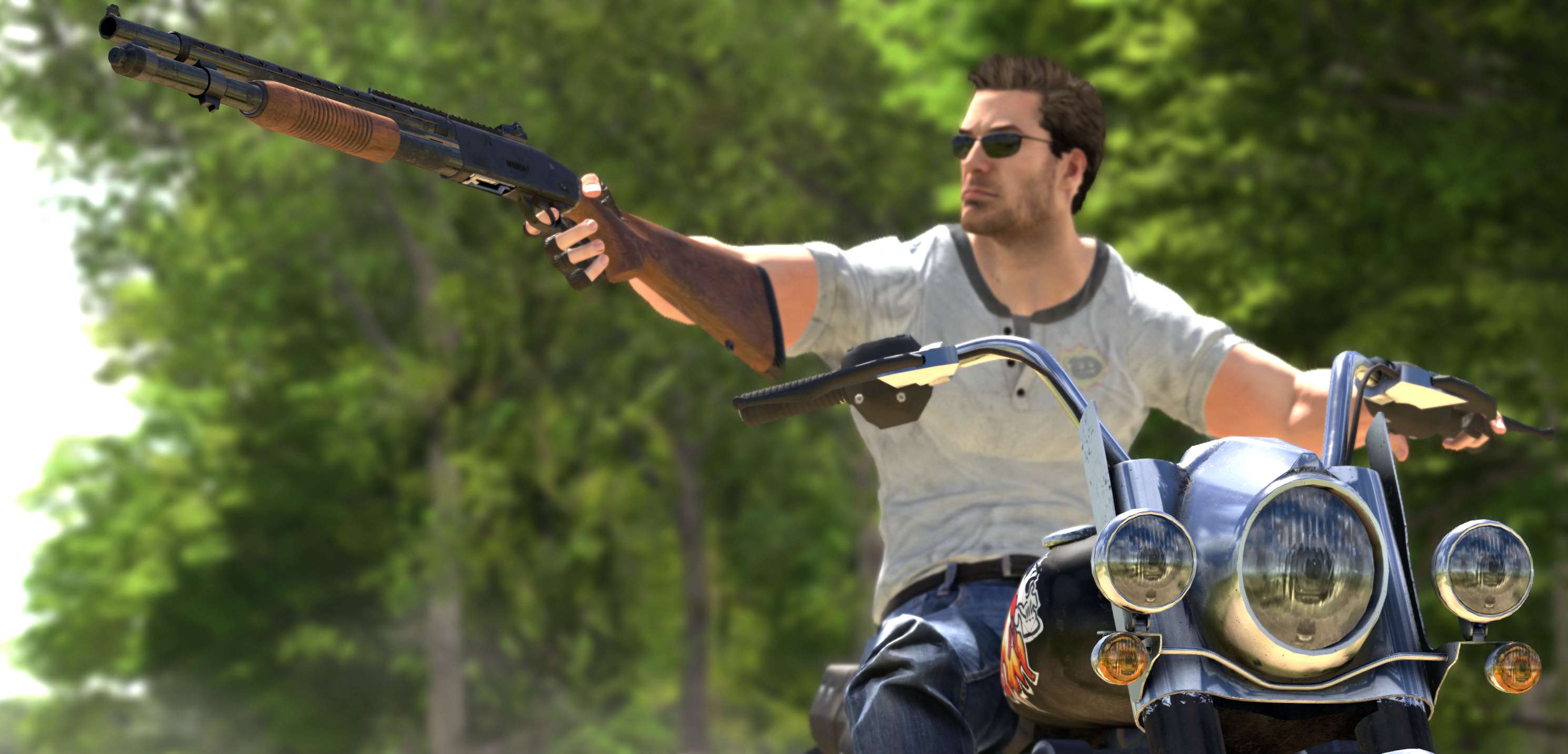 Serious Sam 4: Planet Badass. Sam jeździ motocyklem na pierwszym zwiastunie!