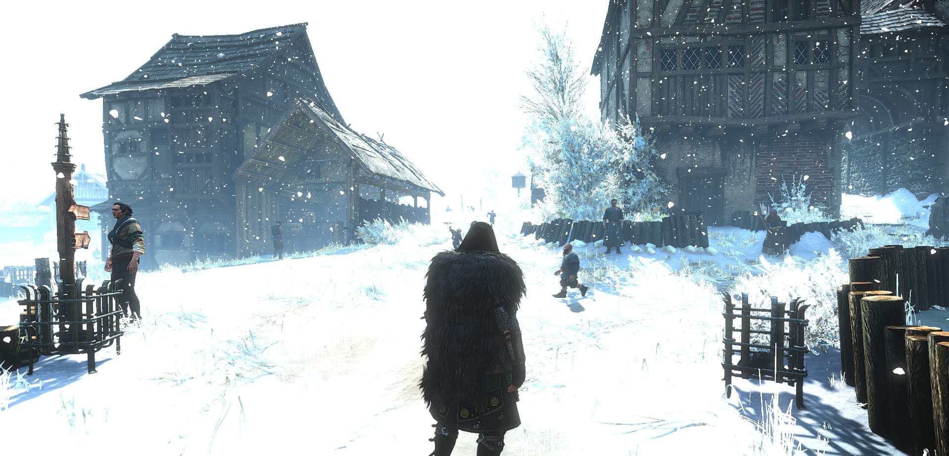 Wiedźmin 3 jak Skyrim - mod wprowadza zimowe warunki w okolicach Novigradu