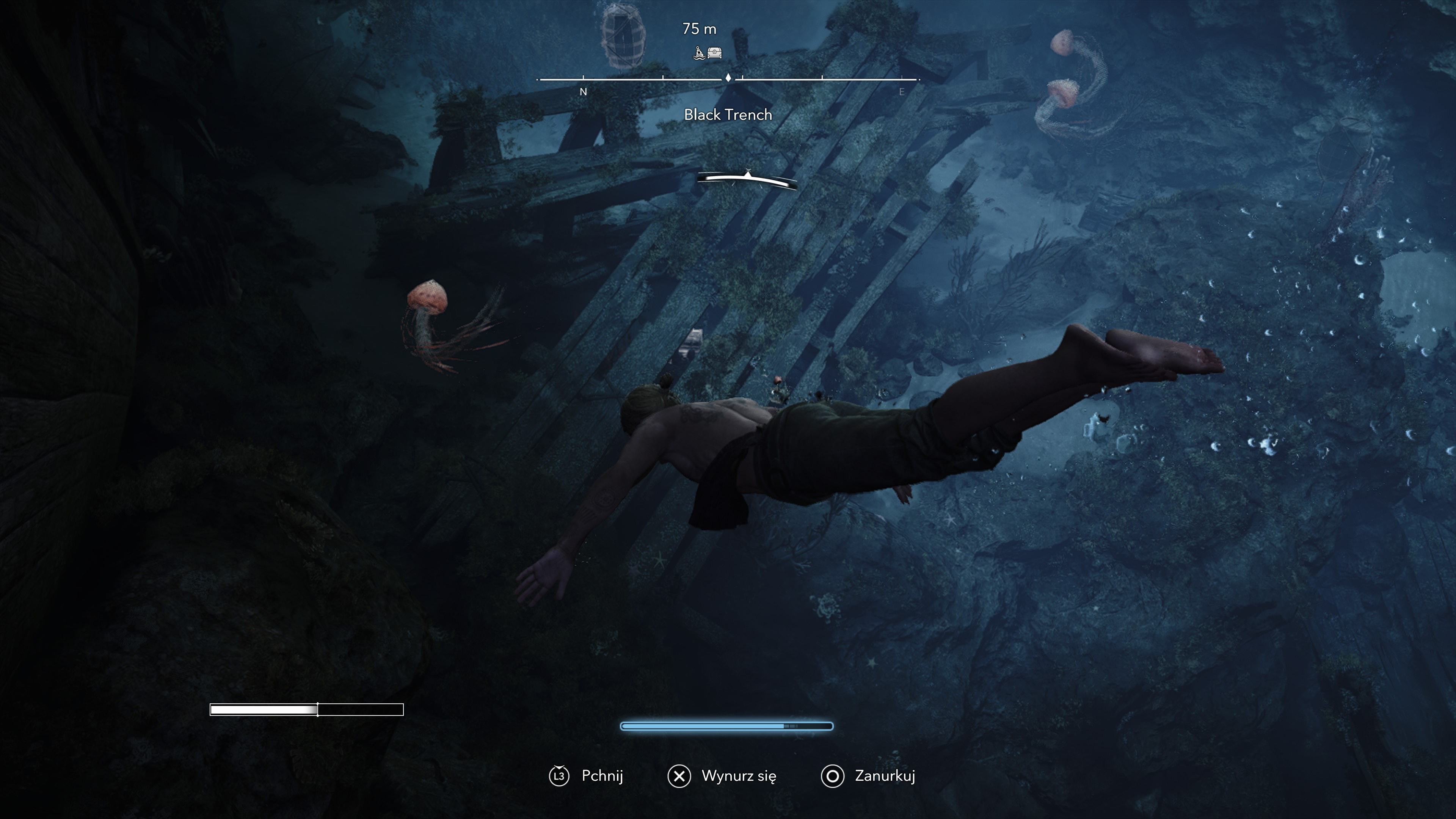 Assassin's Creed Black Flag Resynced - Wrak Black Trench: skrzynie i sekrety