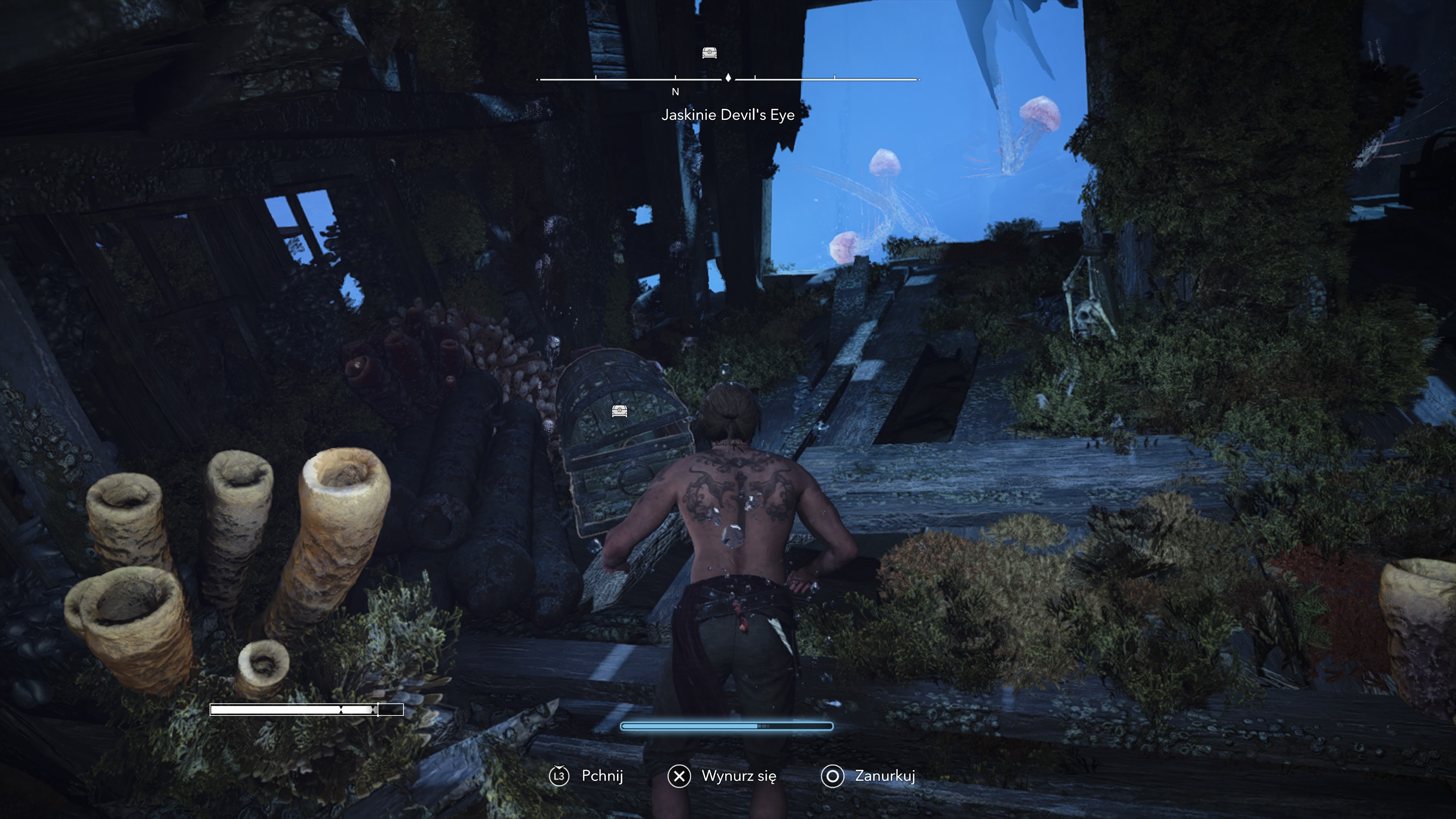 Assassin's Creed Black Flag Resynced - Jaskinia Devil's Eye: skrzynie i sekrety