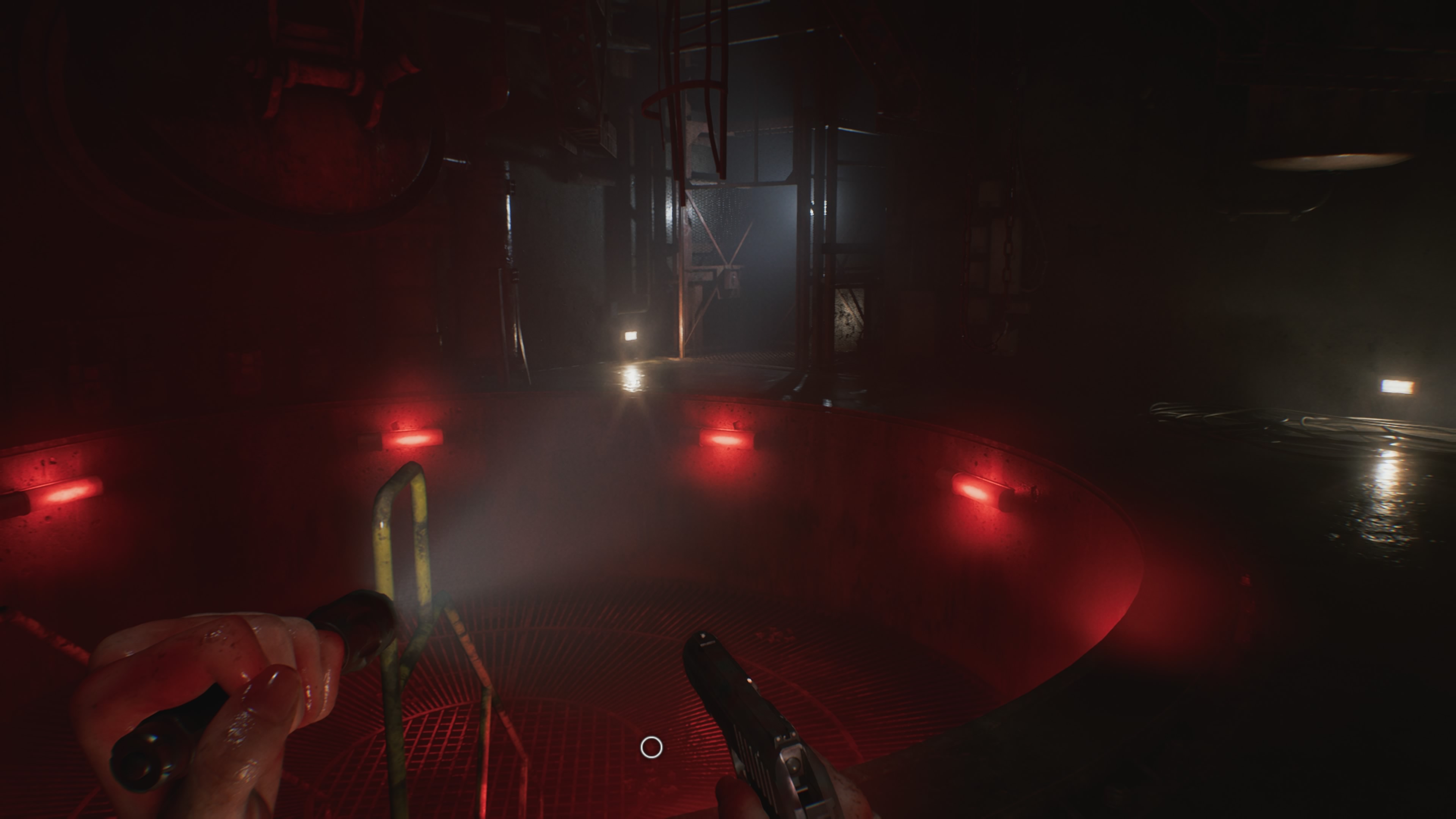 Resident Evil Requiem - Grace: klucz nasadowy, kotłownia, przetwórnia, wózek widłowy, zawór, ciała, winda