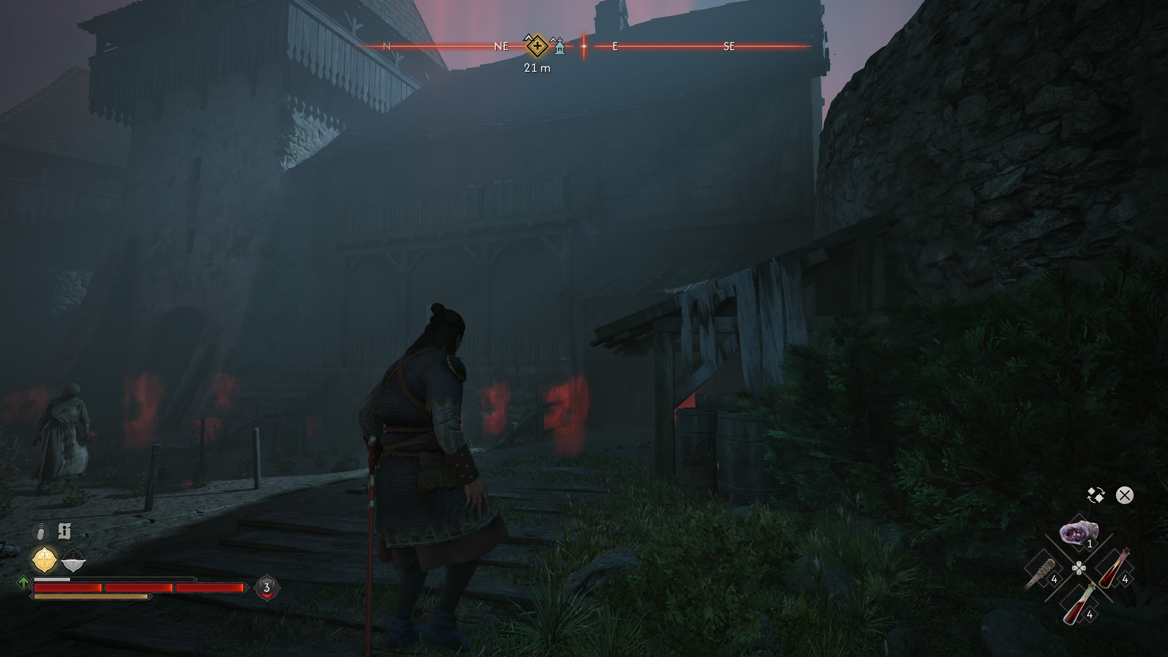 The Blood of Dawnwalker - Echa uśpionych dzwonów: Anca, klasztor, Leonica, biblioteka, kaplica, dzwonnica, infimeria, klucze, katakumby
