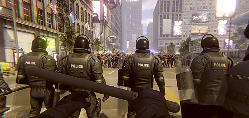 Riot Control Simulator. Pacyfikowanie miejskich zamieszek na pierwszym zwiastunie od polskiego studia