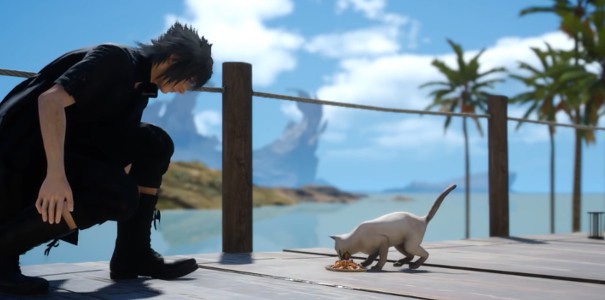 Każdy wycinek rozgrywki warty obejrzenia - oto karmienie kota i łowienie ryb w Final Fantasy XV