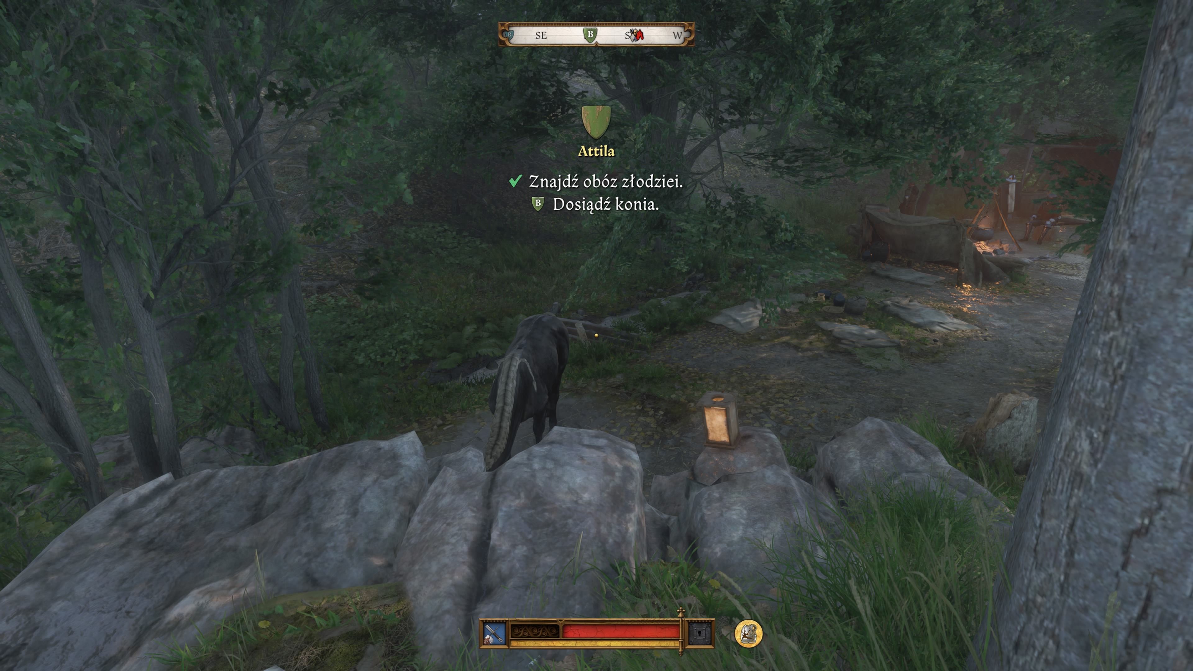 Kingdom Come Deliverance 2 - Atilla: stajnia Hasztala, obóz złodziei, skradziony koń