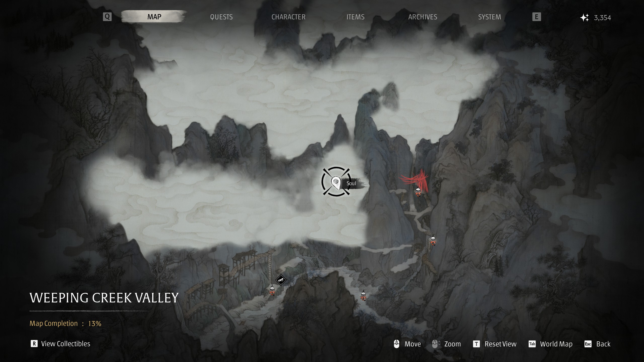 Phantom Blade Zero - Wszystkie archives, collectibles i przedmioty kolekcjonerskie w Weeping Creek Valley