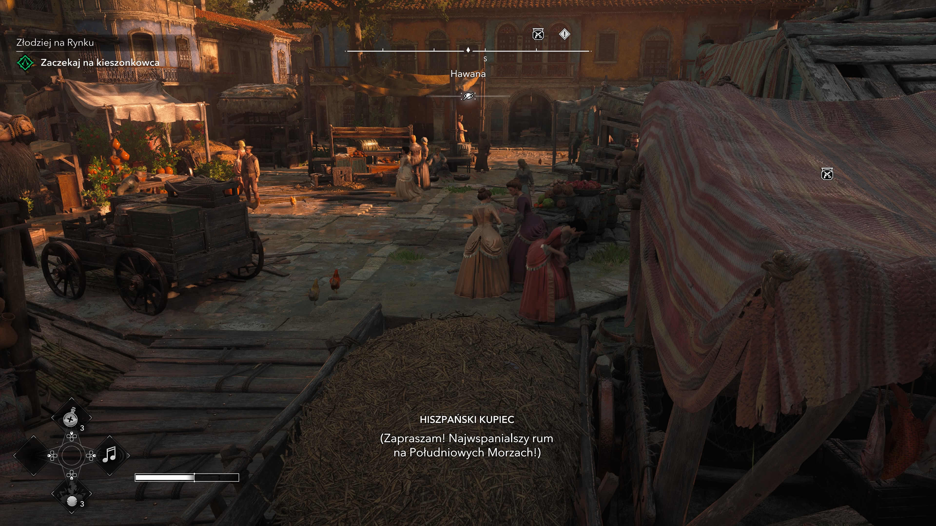 Assassin's Creed Black Flag Resynced - Rhona Dinsmore, Kantor jest atakowany, Złodziej na rynku