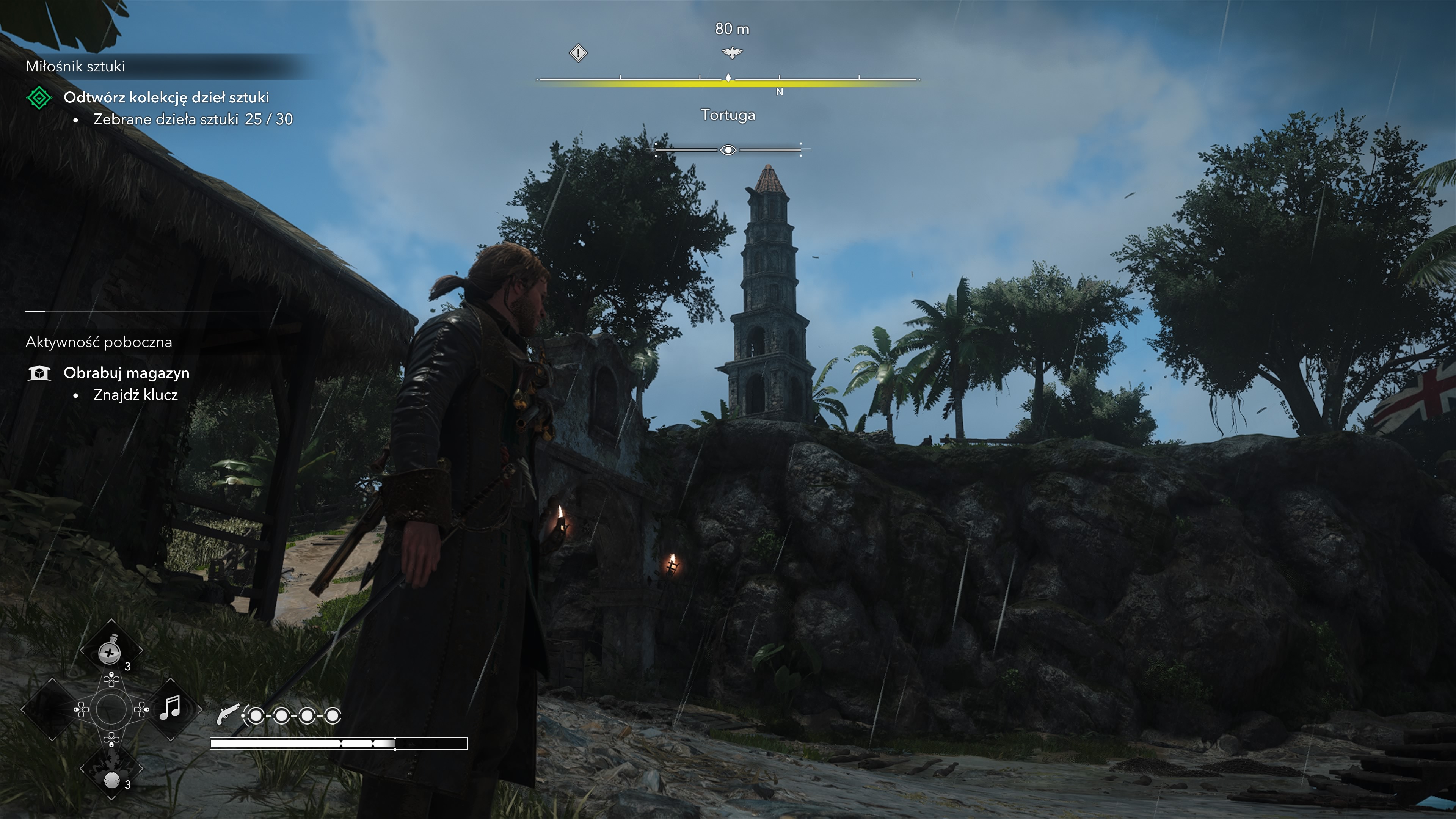 Assassin's Creed Black Flag Resynced - Wieże synchronizacyjne, punkty widokowe na Tortuga