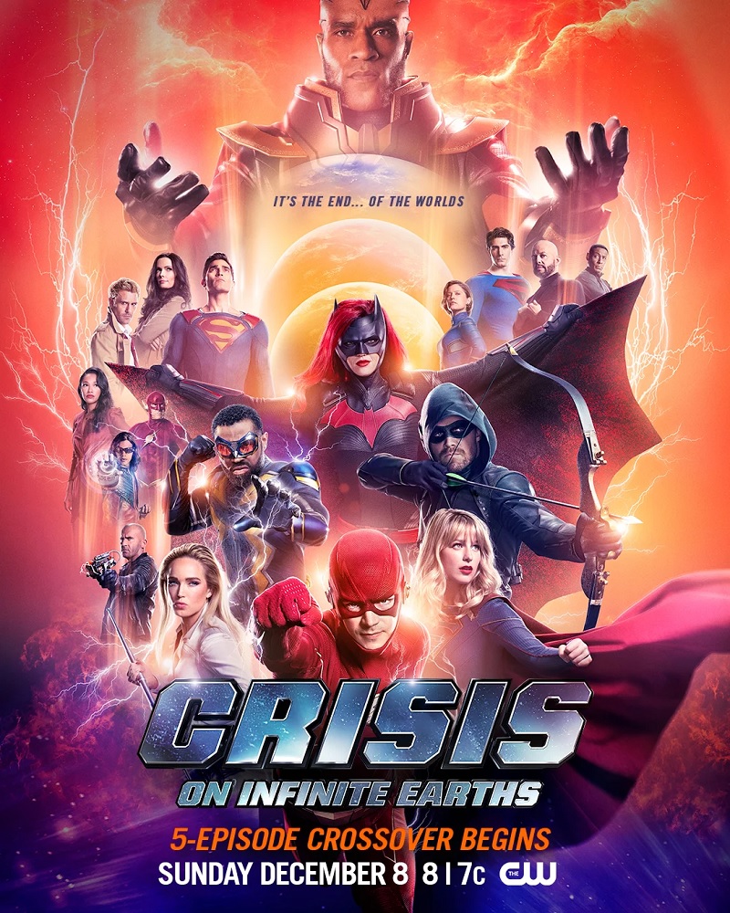 Crisis of Infinite Earth. Wielki serialowy crossover DC na świetnym plakacie