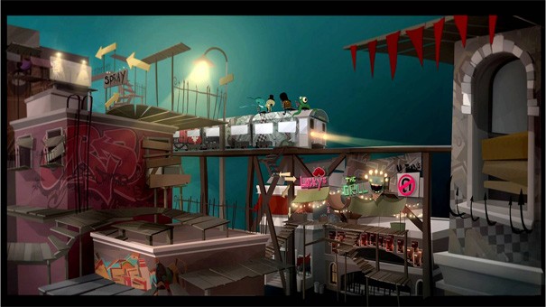 Gdy świat 2D spotka ten w 3D [wideo]