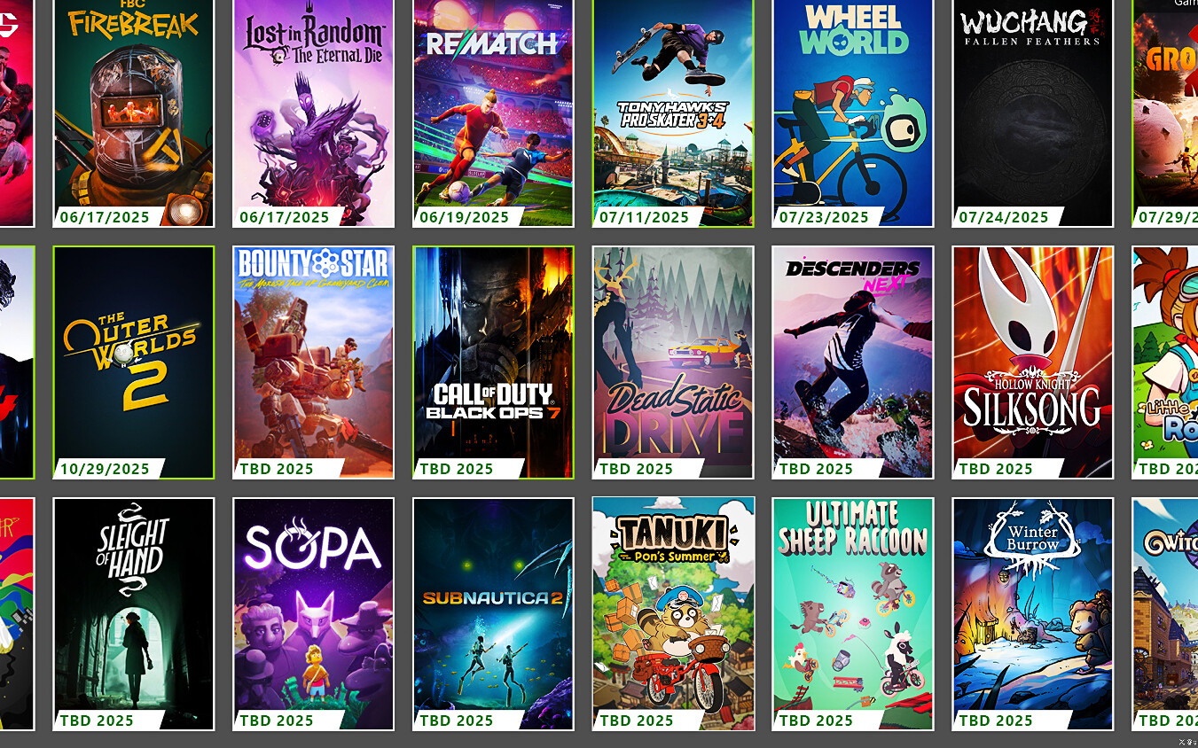 Xbox Game Pass 2025 pierwsza połowa gry na premierę