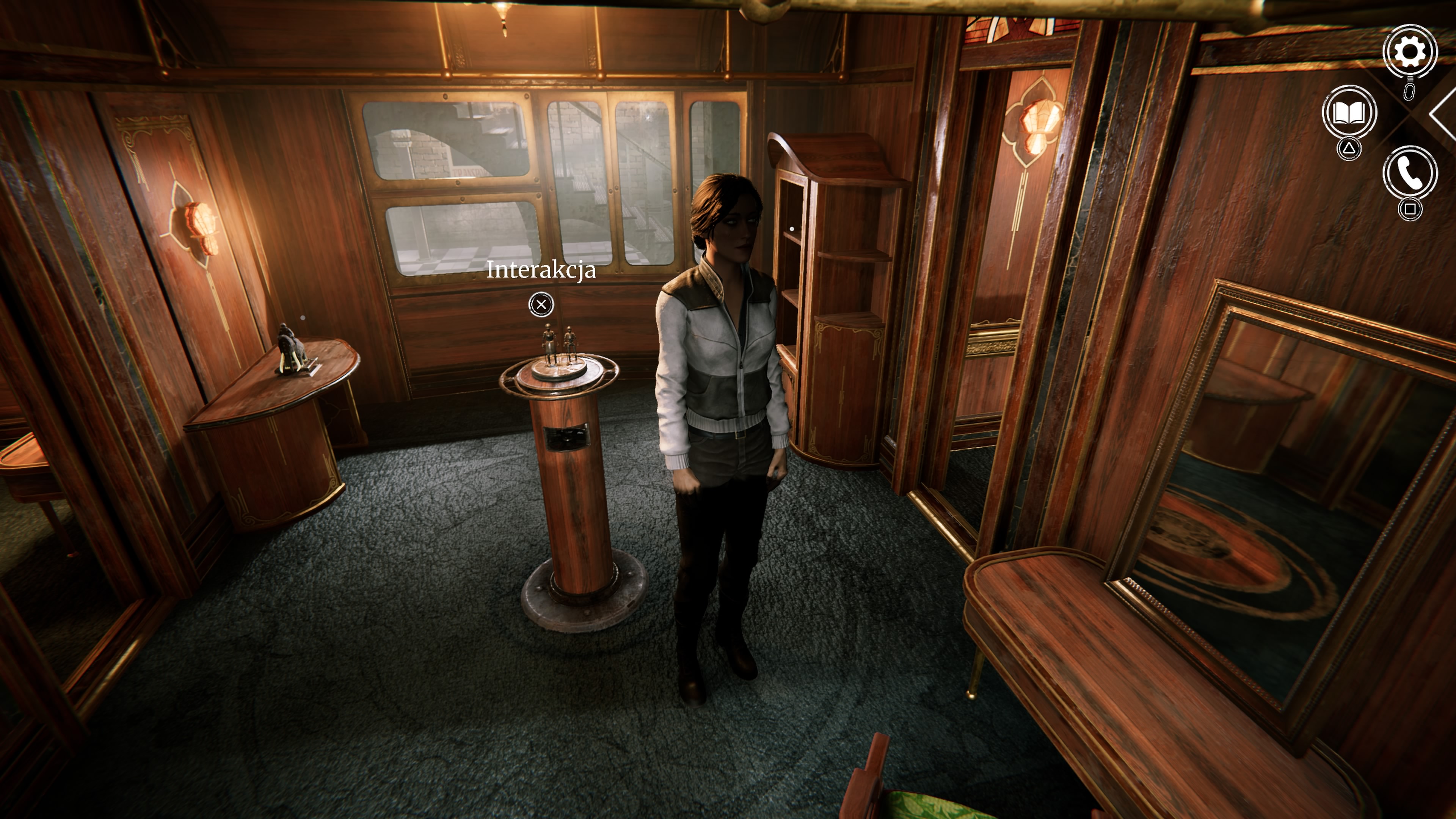 Syberia Remastered - Fabryka Voralbergów: montażownia, konduktor Oskar, peron, pociąg, bilet, przygoda czeka