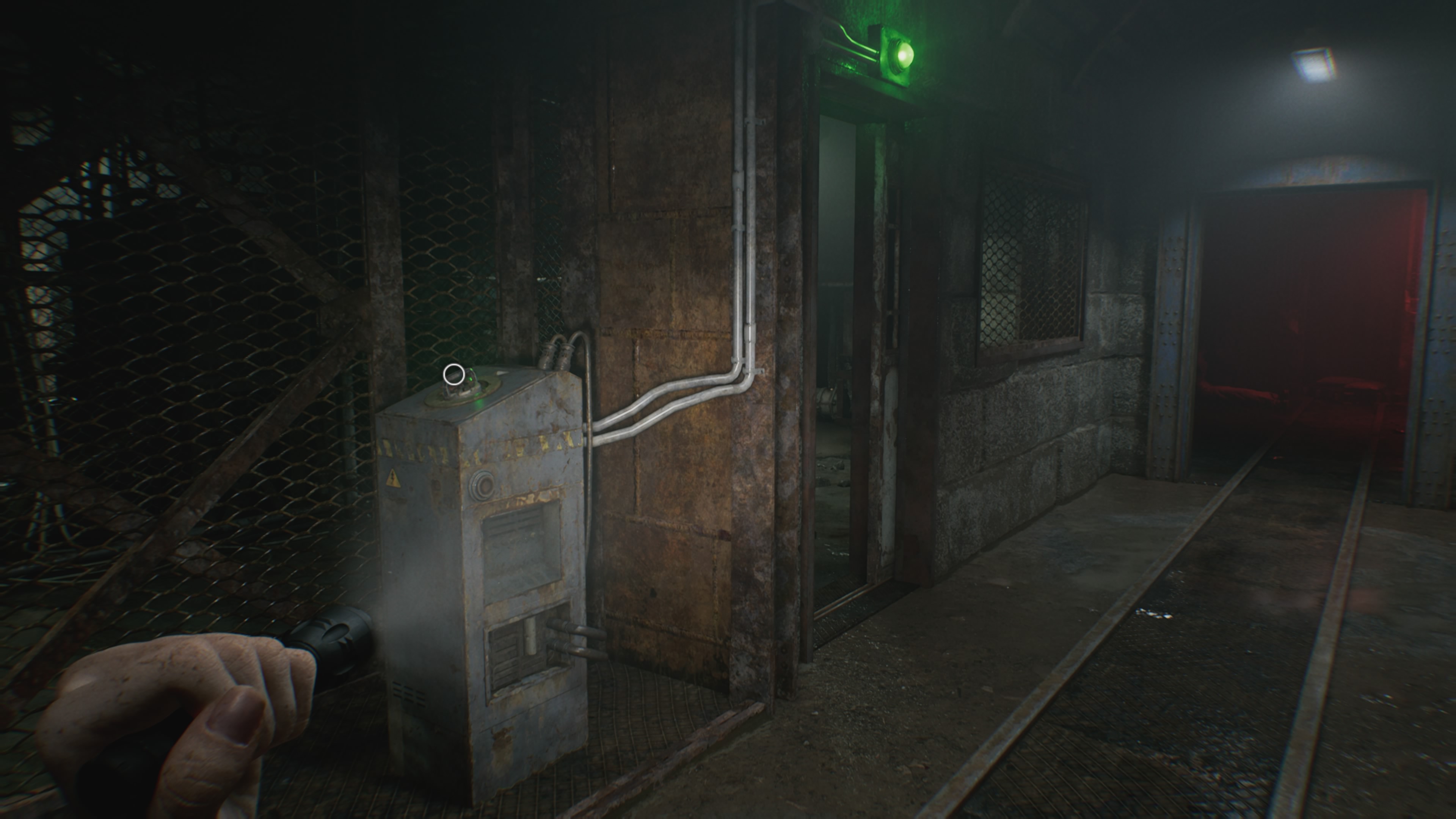 Resident Evil Requiem - Grace: ratunek Emily, podziemia, dystrybutor zasilania, cele, 3 wtyczki, dziewczynka