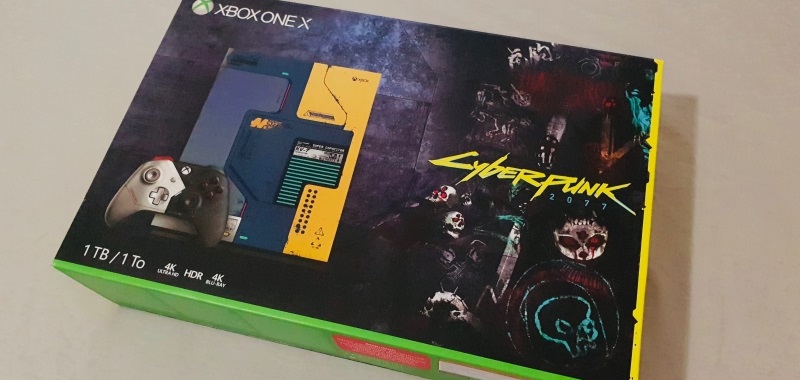Xbox One X w wersji Cyberpunk 2077 u pierwszych graczy. Unboxing specjalnego wydania konsoli