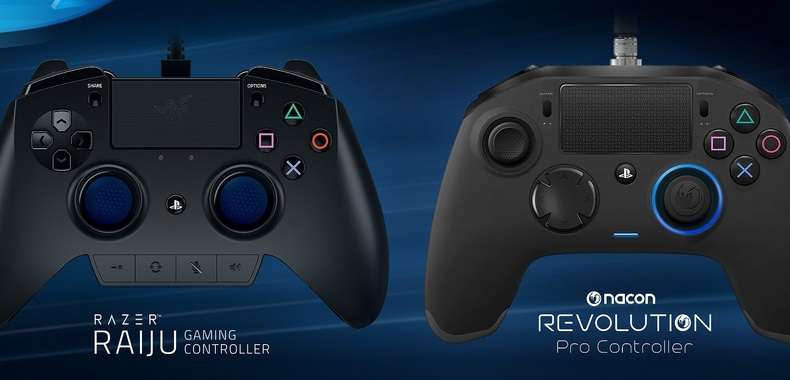 Razer Raiju i Nacon Revolution - dwa kontrolery dla profesjonalnych graczy na PlayStation 4