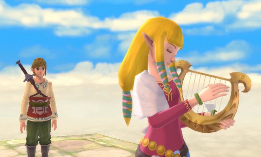 Link i zaczarowana harfa