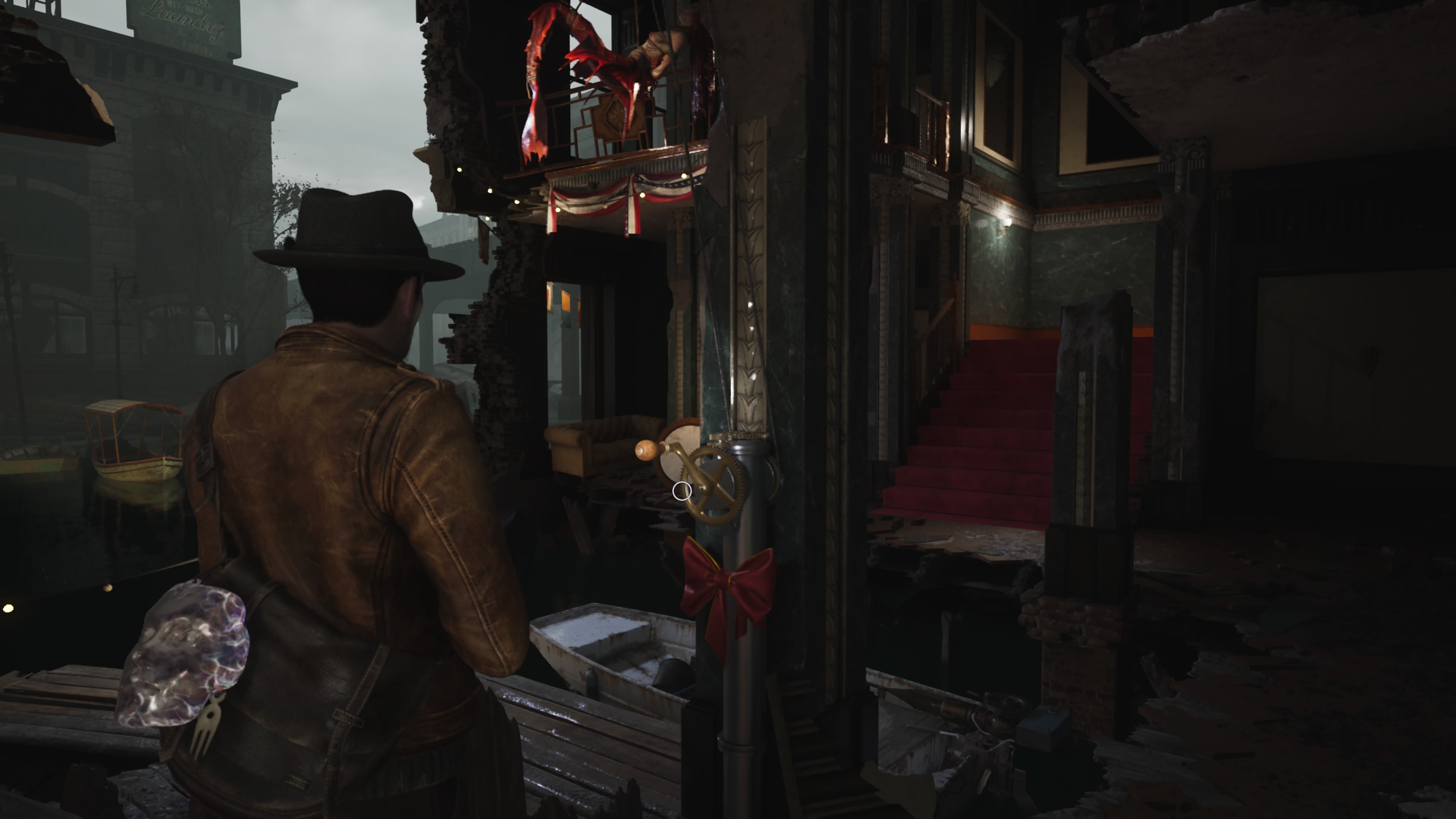 The Sinking City 2 - Hotel Devil's Reef: piwnica, trujący gaz, trzy klucze Lorelei, syrena, szkatułki, scena