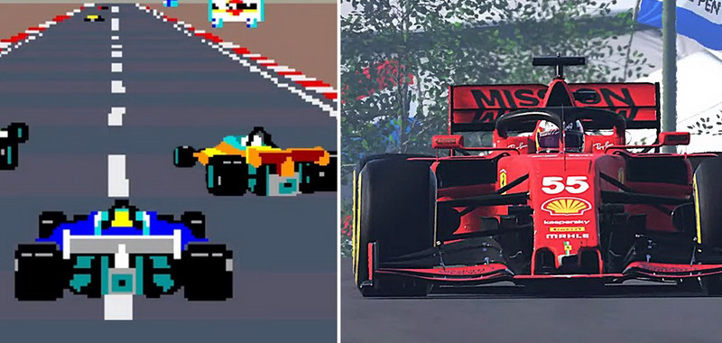 Formuła 1 w grach. 40 lat ewolucji wyścigów bolidów - droga do F1 2021