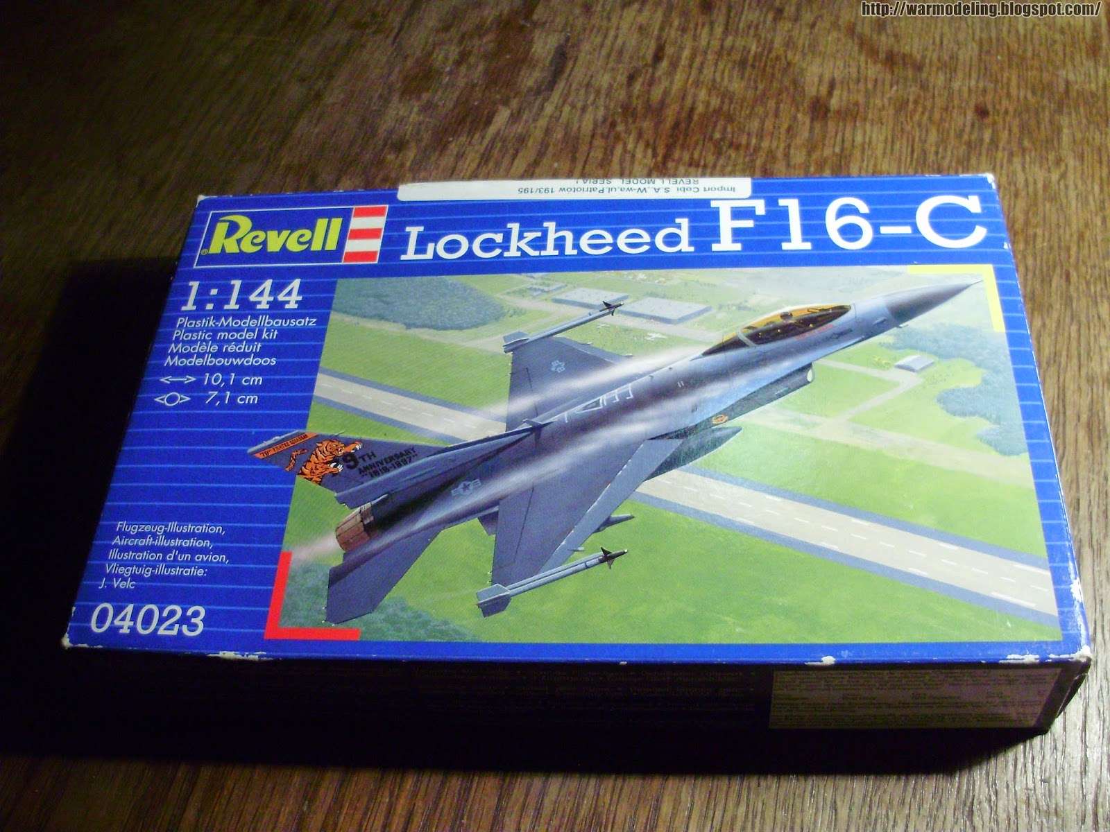 Jak zrobiony jest ten model #22: Lockheed F-16-C, Revell skala 1:144