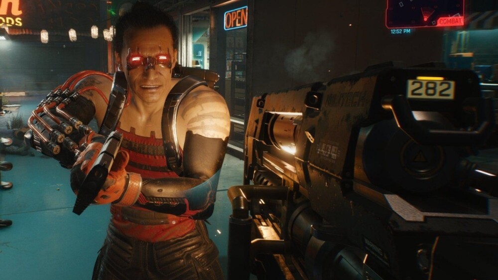 V w Cyberpunk 2077 - walka