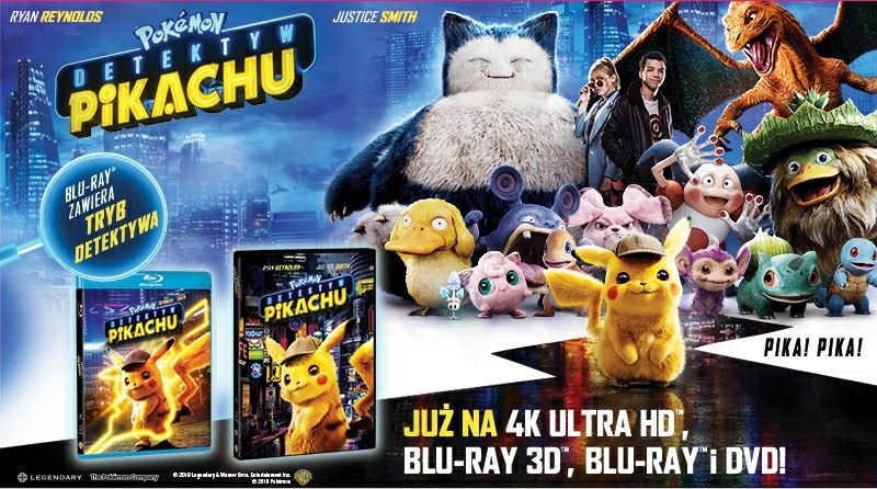 Pokemon Detektyw Pikachu wkrótce na Blu-ray i DVD