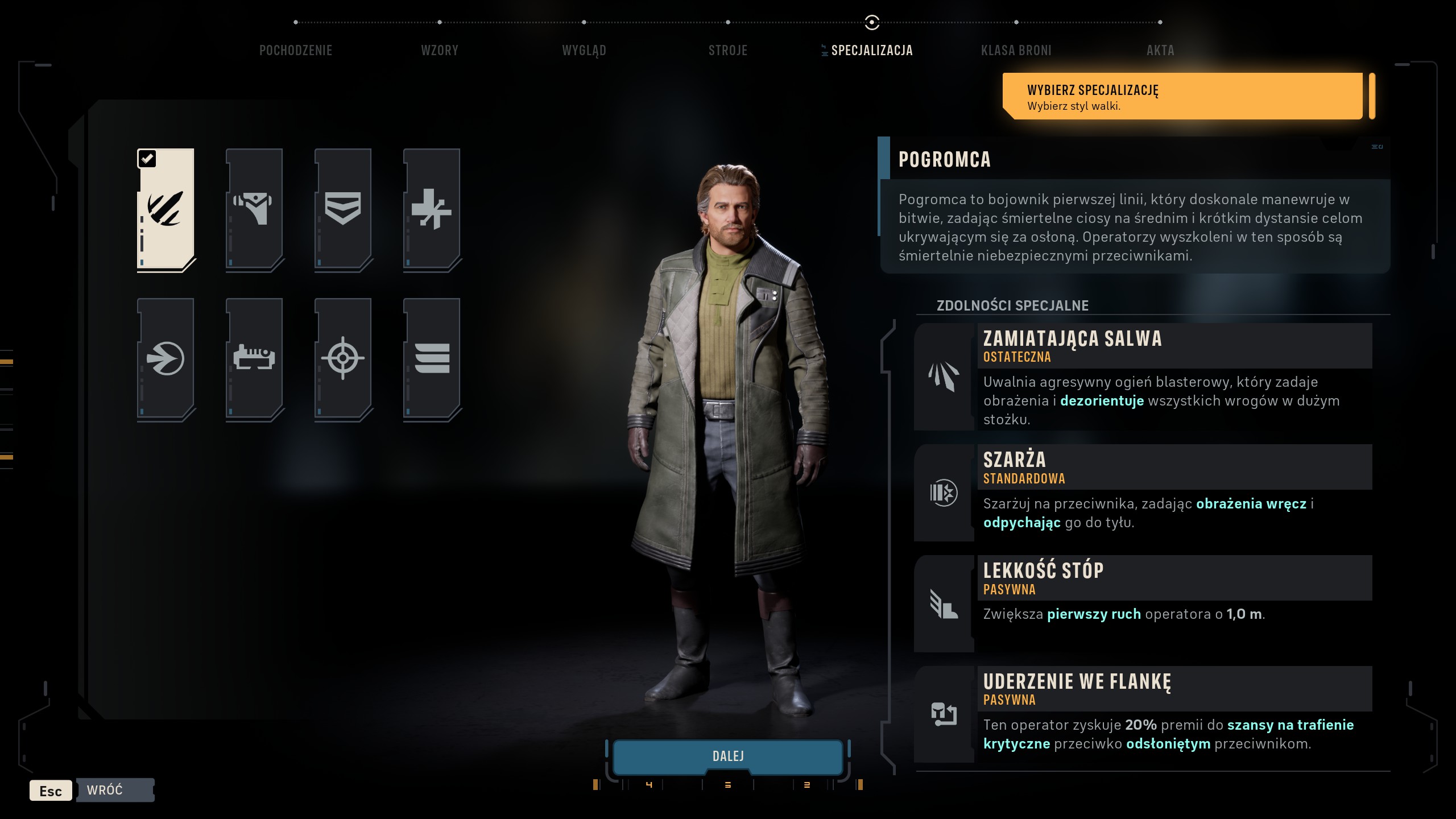 Star Wars Zero Company - Najlepsza specjalizacja i styl walki: co wybrać przy tworzeniu postaci?