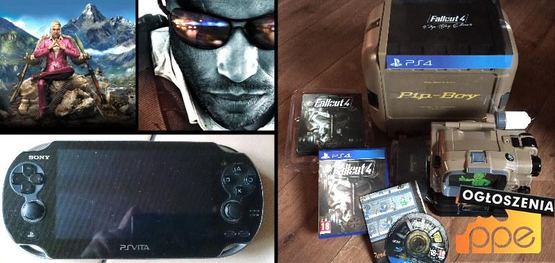 Ogłoszenia - Fallout 4 Pip-Boy Edition, PS4, XOne, PS Vita, The Legend of Zelda: Twilight Princess, gry na PS2