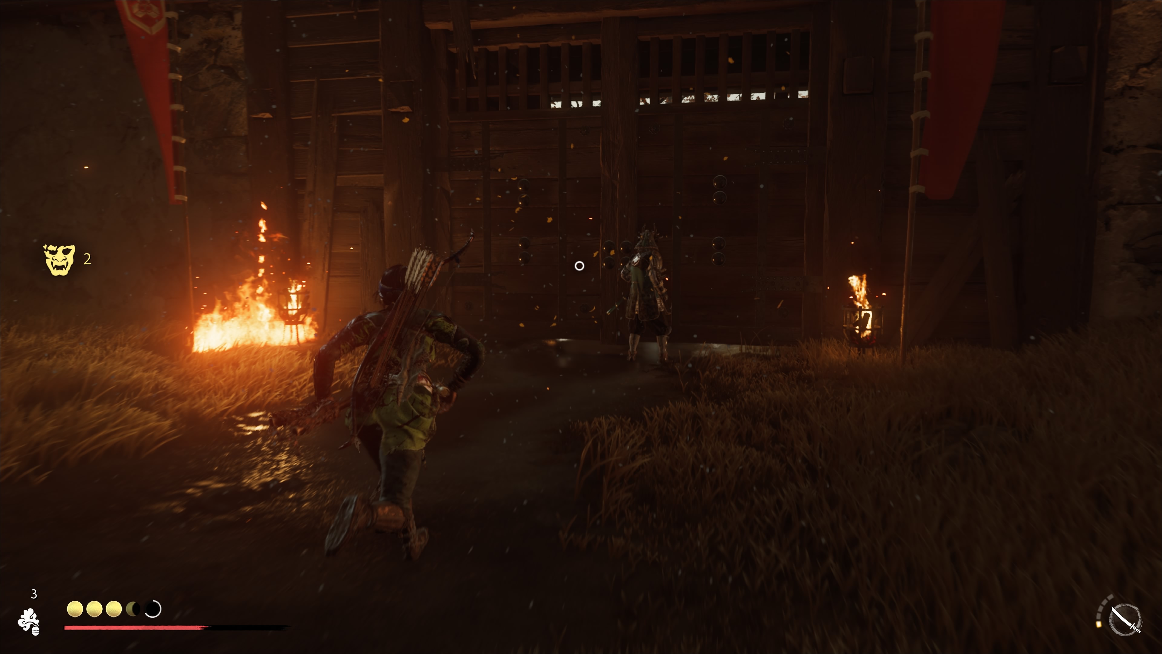 Ghost of Yotei - Droga do Niziny Ishikari: Oni, przepustka, Jubei Kitamori, łupieżcy, samurajowie, czatownik