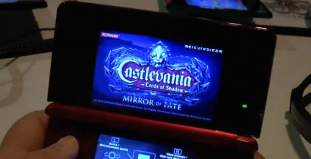 Castlevania na 3DS robi wrażenie w akcji