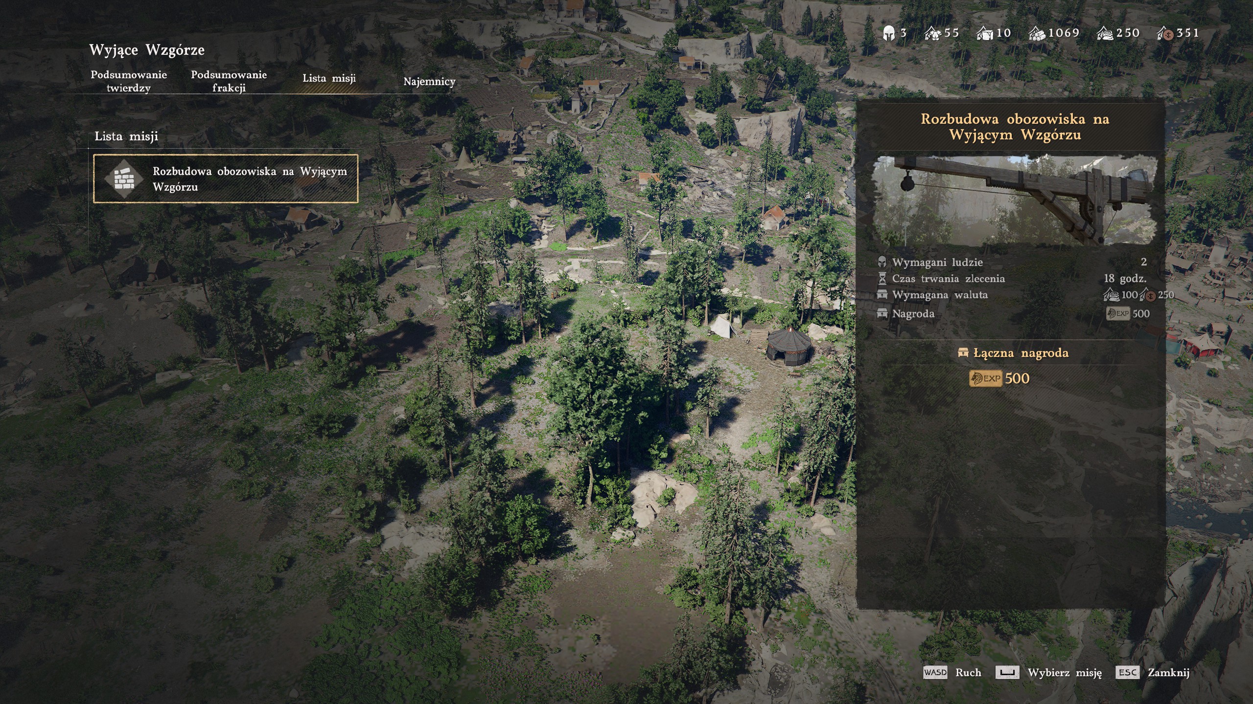 Crimson Desert - Plotki z tartaku, Wzgórze tętniące życiem: Luke, Ronald, rozbudowa obozu