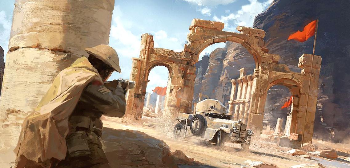 Kawaleria pędzi po pustyni - godzina rozgrywki z Battlefield 1 w jakości HD!