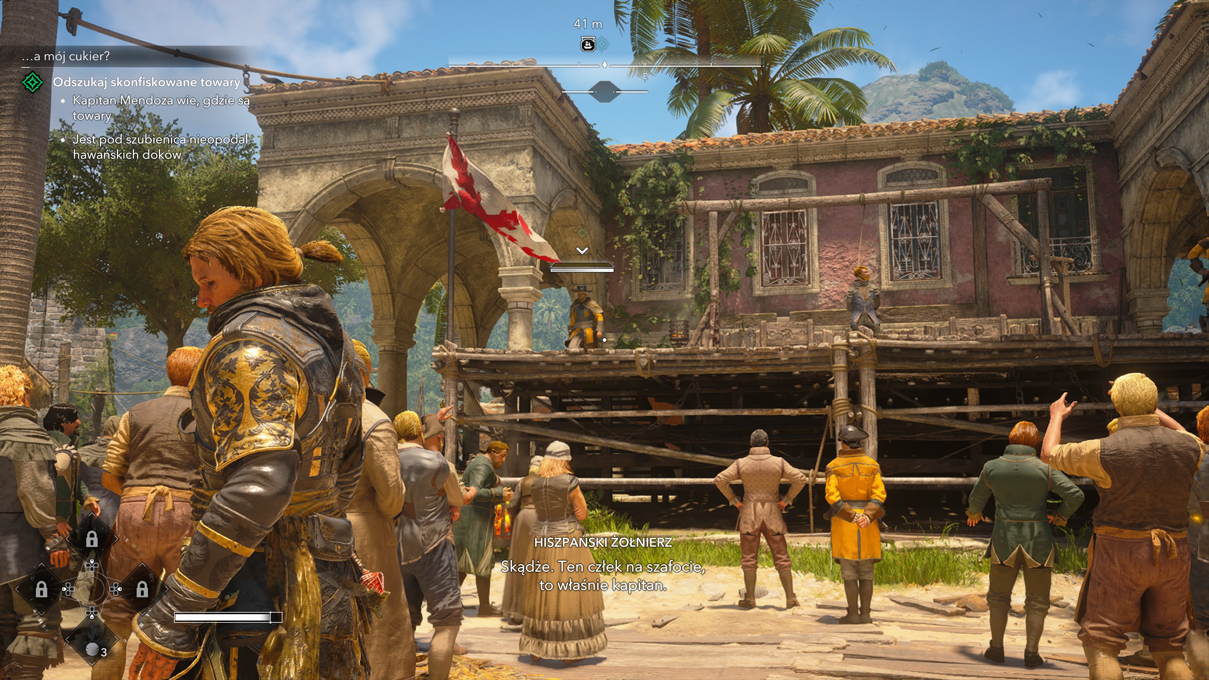 Assassin's Creed Black Flag Resynced - A mój cukier: podsłuchaj, dokumenty, skonfiskowane towary, Mendoza