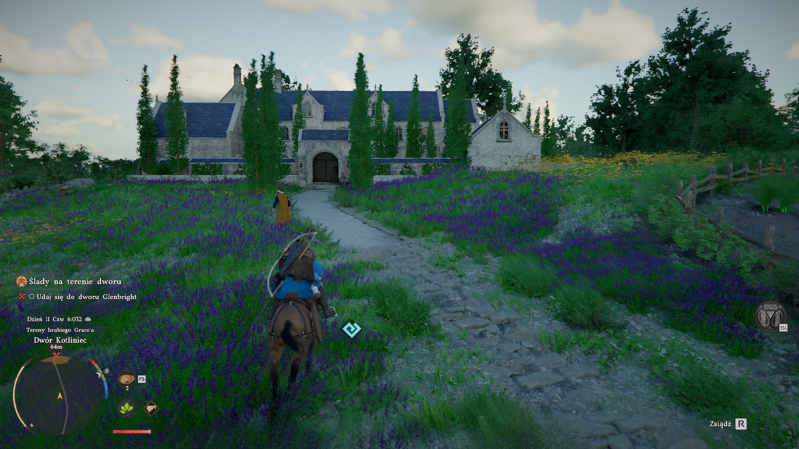 Crimson Desert - Powrót, Ślady na terenie dzwonu: Duane, hrabia Grace, dwór Glenbright