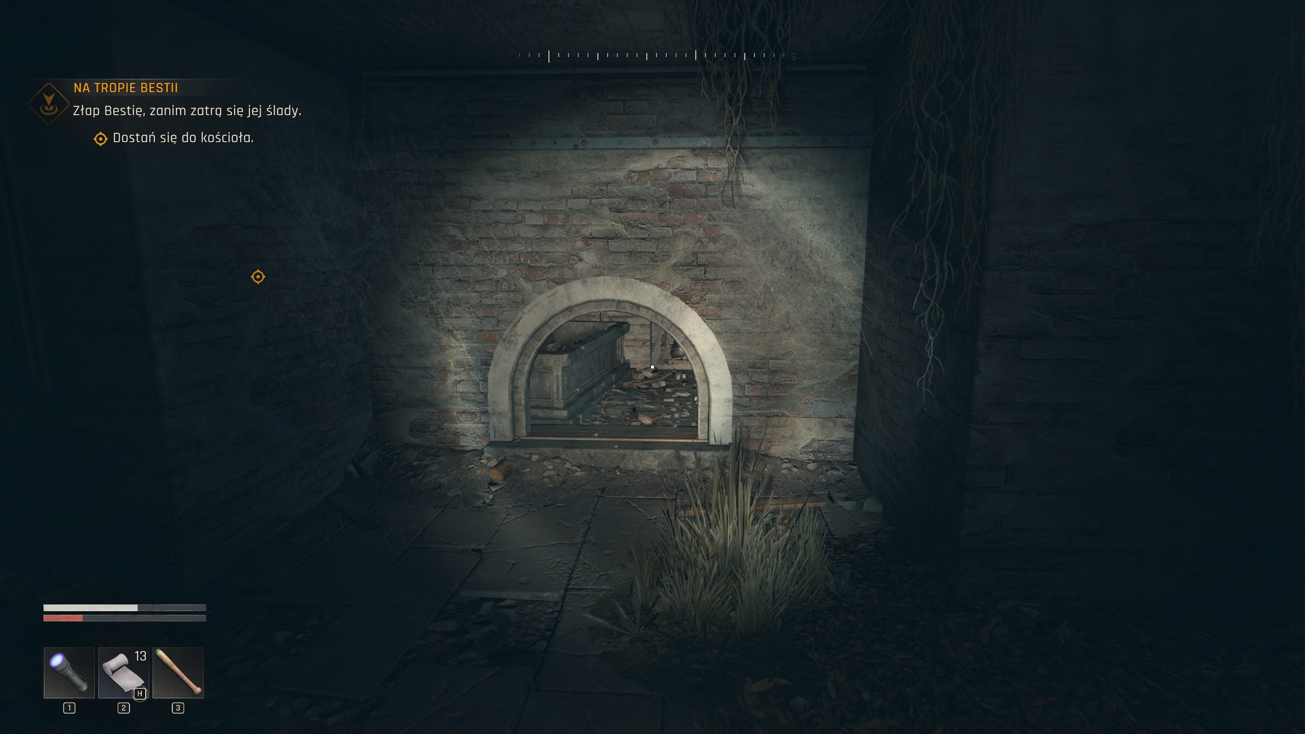 Dying Light The Beast - Na tropie bestii: ślady, zmysł przetrwania, eksplozja, kościół, piwnica