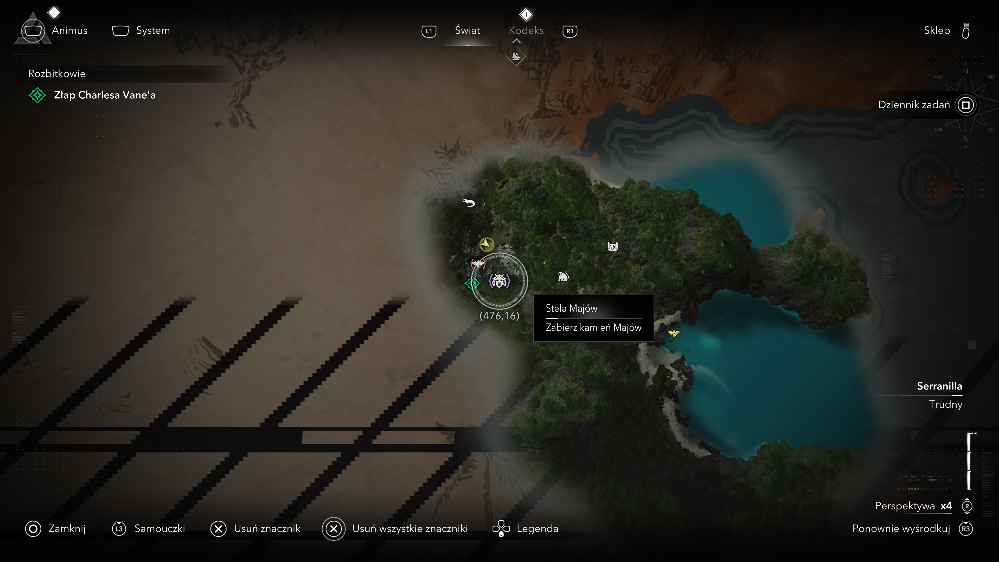 Assassin's Creed Black Flag Resynced - Stele Majów na Isla Providencia