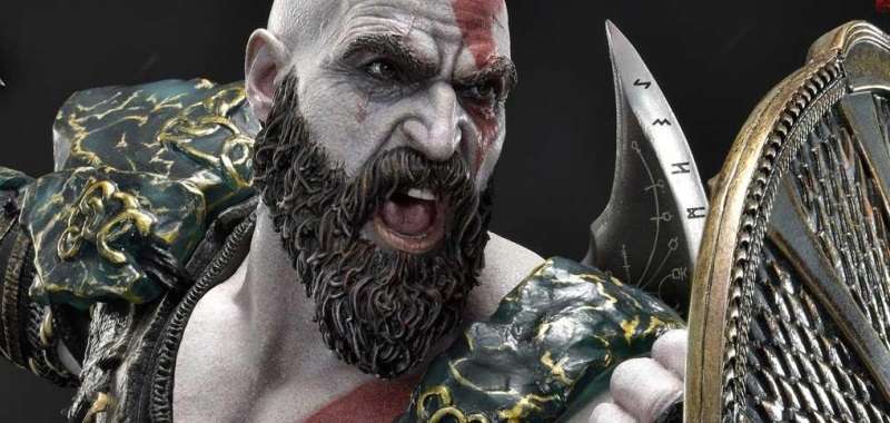 God of War z olśniewającą i zabójczo drogą figurką. Kratos i Atreus za 5400 zł
