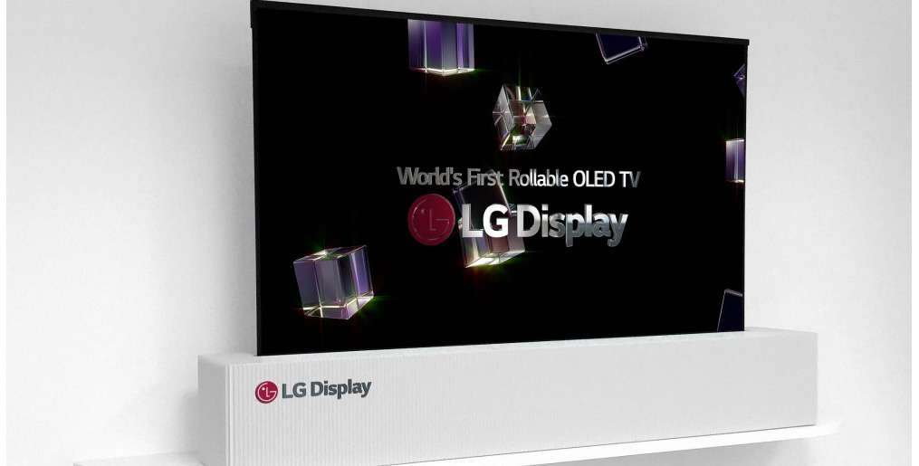 LG pokazuje zwijany telewizor OLED