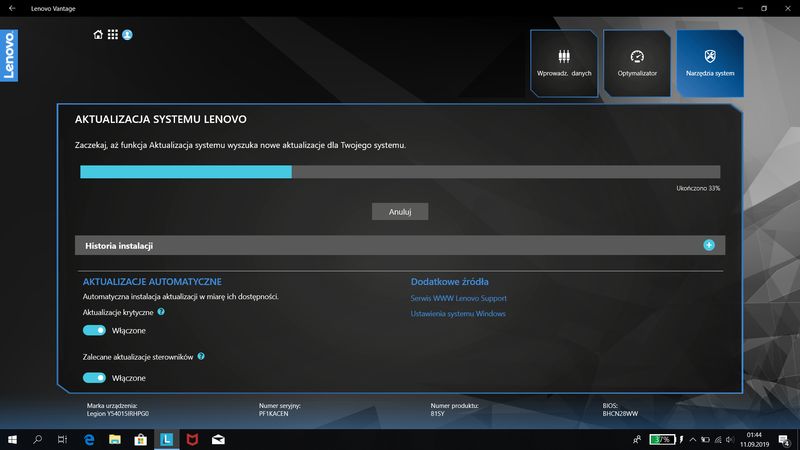 Lenovo Legion Y540 - recenzja sprzętu. Niedrogi laptop na którym da się pograć!