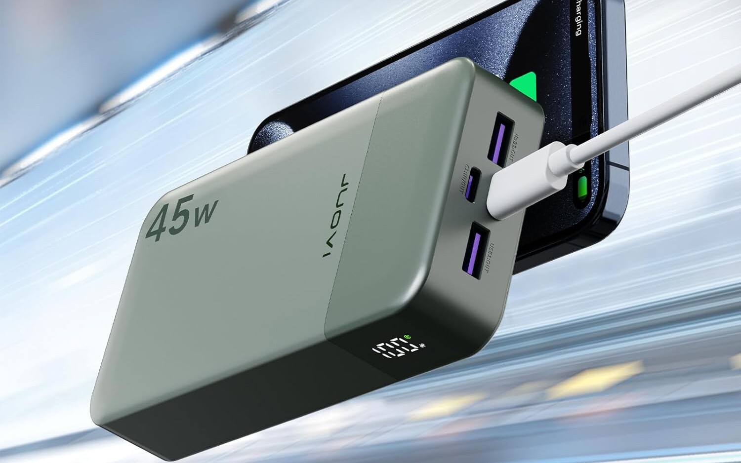 Powerbank JOUVI z 45W, 20 000 mAh i wyświetlaczem za 104 zł