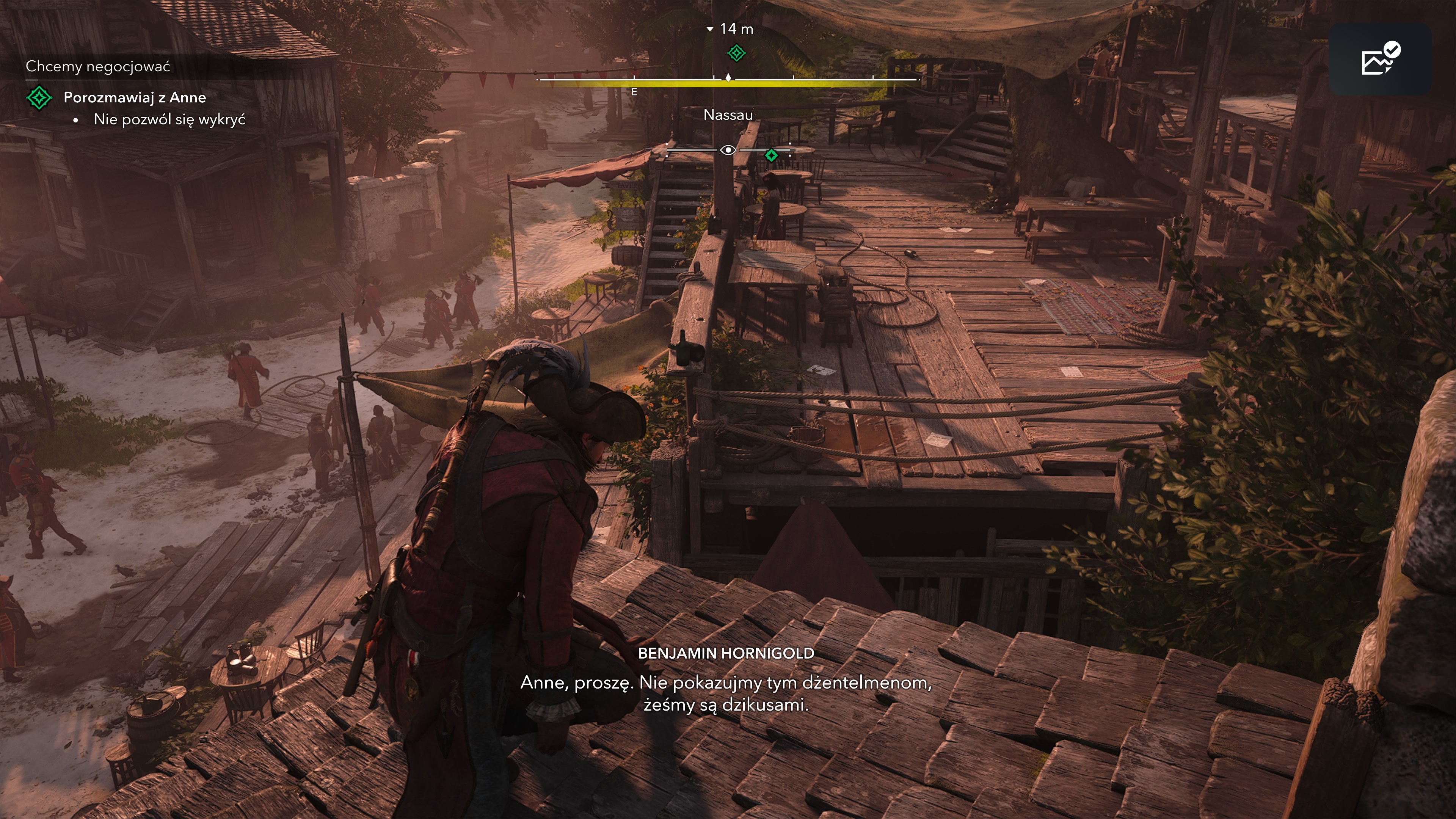 Assassin's Creed Black Flag Resynced - Chcemy negocjować: Woodes Rogers, Anne, plany Chamberlaina