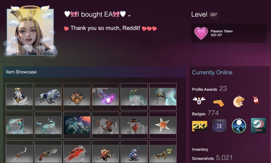 Książę Arabii znaleziony na Steamie. Świętuje wielkie przejęcie EA, a gracze nie zawodzą