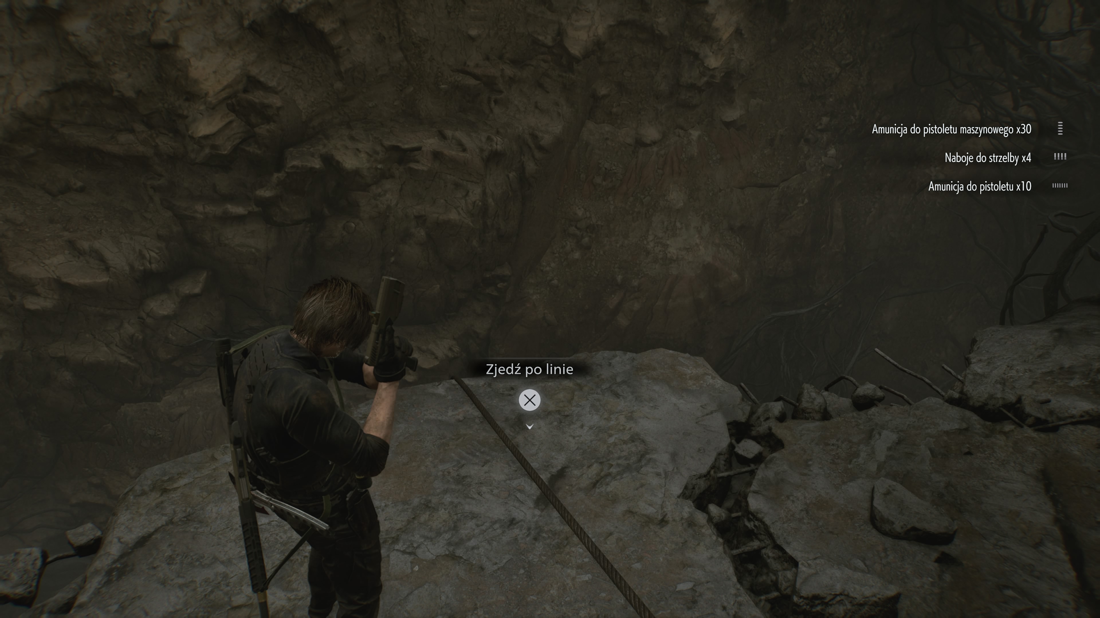 Resident Evil Requiem - Leon: Mr. X, Super tyrant, ucieczka, parking podziemny, sklep Kendo, stacja, peron